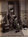 (JAPAN) Exquisite album with 87 hand-colored photographs of scenes from Japan,